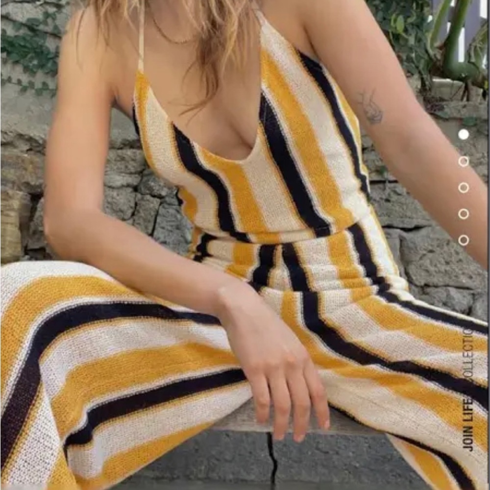 Zara Pants & Crop Top Set